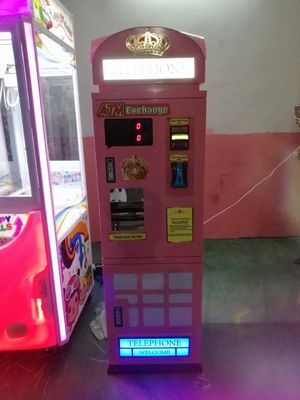 Máquina de jogo em mudança automática dos símbolos da máquina simbólica automática da troca da moeda do ATM do jogo de arcada da troca da conta