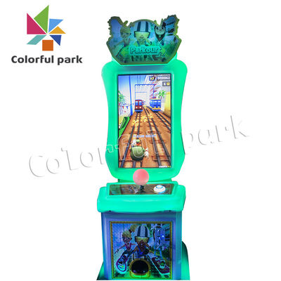 Edição de luxo 380V das máquinas de jogo do divertimento de Parkour do metro plástica