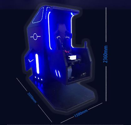 360 graus VR Arcade Machine, jogo do vr do velomotor 260V com 19 polegadas de tela