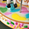 O carrossel do parque de diversões de 6 jogadores monta crianças a fichas Arcade Game Machine