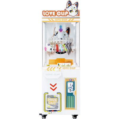 Child Arcade Claw Machine Games For Sale Orange Coin-Operated Game Machine Starry Love Clip