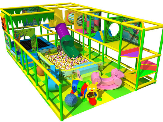 O GB aprovou o campo de jogos interno do tema da selva, EVA Mat Soft Play Indoor Playground
