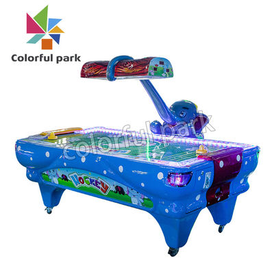 Amusement Coin Operated Air Hockey Table 200W With Electronic Scorer