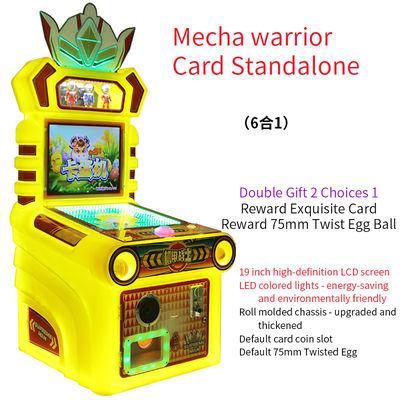 19 polegadas de crianças e adultos Arcade Game Mech Warrior Bull Card Machine