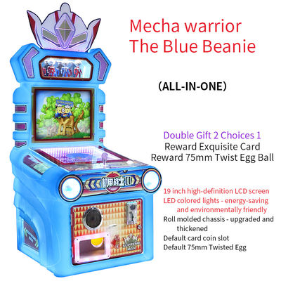 Gerenciamento de Moedas Aventuras de Mech Warrior Little Blue Hat Jogos de Arcade para Crianças