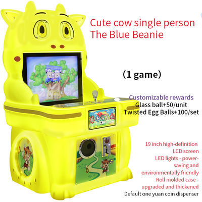 Coin op Arcade Children's Mall Robot Little Blue Hat Adventure Single Person Joystick Game Machine (Robote do Centro Comercial Infantil)