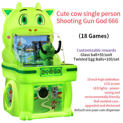 Jogos para crianças Basketball Hoop Arcade Single Player Shooting Machine Ball Gun Shooting Arcade