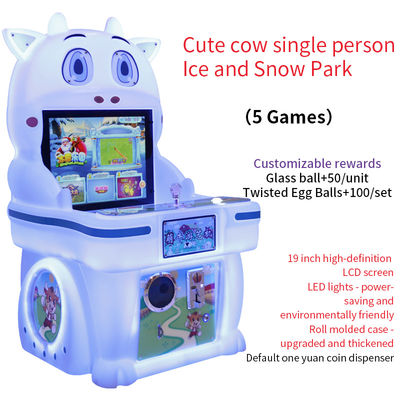 Rocker Game Station LBE VR Gaming com Motion Simulators Ice And Snow Park Machine