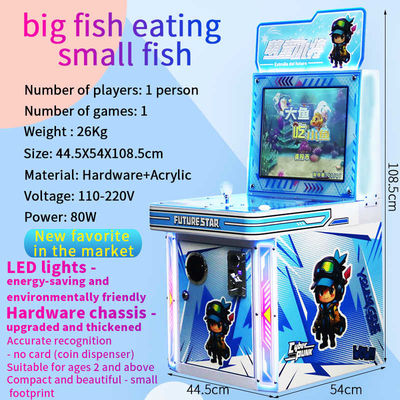Peixe Grande Comendo Peixe Pequeno Predador Fome Peixe Comendo Peixe Joystick Moeda Operada Máquina de Jogo