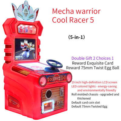 Máquina de Jogo de Corrida Infantil Arcade com Moedas de 19 polegadas 220V