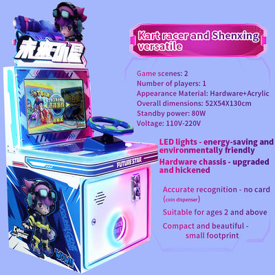 Entretenimento Infantil Jogo de Corrida para Jogador Único Máquina de Ecrã de Jogos Arcade Acionada por Moedas