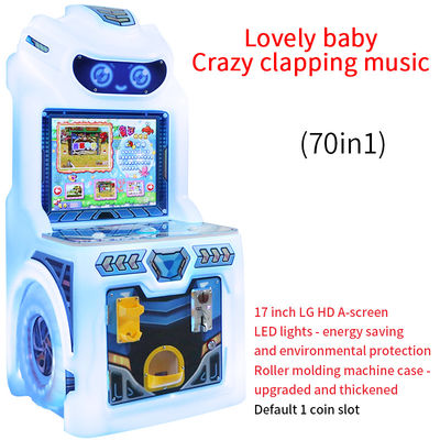 Máquina de jogos de 17 polegadas, moda infantil, máquina de jogos de arcade 220V.
