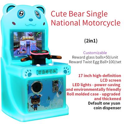 Máquinas de jogos de moedas para crianças em ambientes fechados Arcade Simulator Motorcycle Máquinas automáticas de venda automática