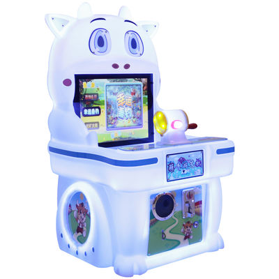 Máquina de jogos arcade infantil com joystick, barata, para um jogador e operada por moedas